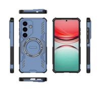 YRDUKJFDJ Custodia Posteriore del Telefono Compatible with Samsung Galaxy S26 5G Full Body Rugged Shockproof Hard Thin Solid Support Wireless Charging Case(Mavi)