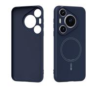 YRDUKJFDJ Custodia Posteriore del Telefono Magnetic Case Compatible with Huawei Pura 70 PRO, Soft Anti-Scratch Microfiber Lining, Slim Liquid Silicone Shockproof Protective Cover(Deep Blue)