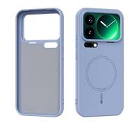 YRDUKJFDJ Custodia Posteriore del Telefono Magnetic Case Compatible with Xiaomi 17 PRO Max, Soft Anti-Scratch Microfiber Lining, Slim Liquid Silicone Shockproof Protective Cover(Mavi)