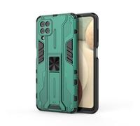 YRDUKJFDJ Custodia posteriore magnetica per Samsung Galaxy A12 5G, con cavalletto invisibile integrato, antiurto, sottile, senza cuciture, custodia protettiva antiscivolo e a prova di caduta (verde)