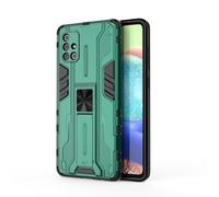 YRDUKJFDJ Custodia posteriore magnetica per Samsung Galaxy A71, con cavalletto invisibile integrato, antiurto, sottile, senza cuciture, custodia protettiva antiscivolo e a prova di caduta (verde)