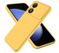 YRDUKJFDJ Custodia posteriore per telefono ZTE Blade A34, antigraffio, sottile, in silicone liquido morbido TPU gomma protezione completa per fotocamera, colore puro, copertura semplice con cinturino