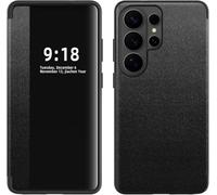 YRDUKJFDJ Flip Case for Samsung Galaxy S26 Ultra 5G Case,Slim Flip Case Protective Phone Case Drop Protection Shockproof Protective Cover for Samsung Galaxy S26 Ultra(Siyah)