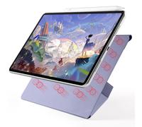 YRDUKJFDJ for Huawei Matepad 11.5S(2024),Magnetic Attachment Slim Trifold CAS Auto Wake/Sleep,Multi-Viewing Angles,Slim Light Shell Cover for Huawei Matepad 11.5S(2024)(Purple 2)