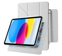 YRDUKJFDJ for iPad Air 13-inch M3(2024) Case,Magnetic Attachment Slim Trifold CAS Auto Wake/Sleep,Multi-Viewing Angles,Slim Light Shell Cover(Gris)