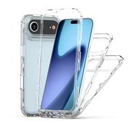 YRDUKJFDJ for iPhone 17 Air Crystal Clear Case,Shockproof Protective Phone Case,Anti-Scratch Protective Transparent Slim Cover for iPhone 17 Air