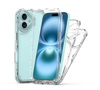 YRDUKJFDJ for iPhone 17 Crystal Clear Case,Shockproof Protective Phone Case,Anti-Scratch Protective Transparent Slim Cover for iPhone 17