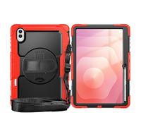 YRDUKJFDJ for Samsung Galaxy Tab S11 Ultra 14.6" 2025 (SM-X930/SM-X936B) Case with Screen Protector Shockproof Rugged Case 360° Rotating Hand Strap&Shoulder Strap/Kickstand(K?RM?z?)