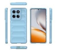 YRDUKJFDJ Porta Cellulare Filp Case for Motorola Edge 60 Fusion 5G Phone Case Silicone Slim Cover Full Body Protection Shock Resistant Scratch Resistant Soft Inner Fiber Flocking Cases(Mavi)