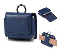YRDUKJFDJ Supporto per Smartphone Custodia con Clip da Cintura in Pelle Compatibile con Huawei Pura X, Borsa Compatible with Il Trasporto Wiast Custodia per Telefono(Mavi)