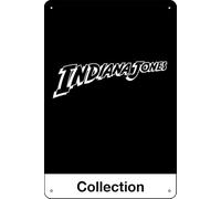 YRENBIYYONZ Indiana Jones Collection - Targa in metallo con scritta "Movie Place", 20,3 x 30,5 cm, decorazione da parete vintage retrò