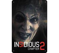 YRENBIYYONZ Insidious: Chapter 2 (2013) Targa in metallo con scritta in lingua inglese "Chapter 2 (2013), decorazione da parete vintage retrò 20,3 x 30,5 cm