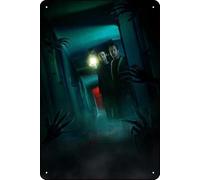 YRENBIYYONZ Insidious: The Red Door (2023) Targa in metallo con scritta in lingua inglese "The Red Door (2023), decorazione da parete vintage retrò 20,3 x 30,5 cm