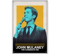 YRENBIYYONZ John Mulaney: The Comeback Kid (2015) Targa in metallo targa del film 20,3 x 30,5 cm decorazione da parete vintage retrò