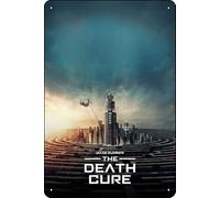 YRENBIYYONZ Maze Runner: The Death Cure (2018) Targa in metallo con scritta "Maze Runner: The Death Cure (2018)", decorazione da parete vintage retrò