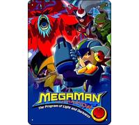 YRENBIYYONZ Rockman.EXE: The Program of Light and Darkness (2005) Show Placca Poster Metallo Targa Targa Metallo Targa 20,3 cm x 30,5 cm Decorazione da Parete Vintage Retro