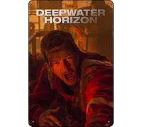 YRENBIYYONZ Targa in metallo con scritta "Deepwater Horizon (2016), decorazione da parete, stile vintage, retrò, 20,3 x 30,5 cm