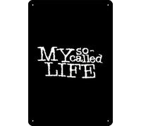YRENBIYYONZ Targa in metallo con scritta in lingua inglese "My So-Called Life (1994), decorazione da parete vintage retrò, 20,3 x 30,5 cm