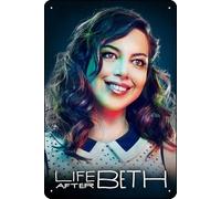 YRENBIYYONZ Targa in metallo con scritta "Life After Beth (2014), 20,3 x 30,5 cm, decorazione da parete vintage retrò
