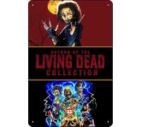 YRENBIYYONZ Targa in metallo con scritta "Return of the Living Dead", 20,3 x 30,5 cm, decorazione da parete vintage retrò
