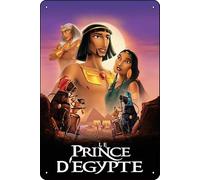 YRENBIYYONZ Targa in metallo con scritta "The Prince of Egypt (1998), decorazione da parete vintage retrò, 20,3 x 30,5 cm