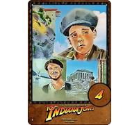YRENBIYYONZ The Adventures of Young Indiana Jones: Travels with Father (1996) Targa in metallo metallo targa 20,3 x 30,5 cm vintage retrò decorazione da parete