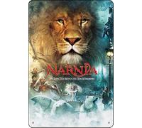 YRENBIYYONZ The Chronicles of Narnia: The Lion, the Witch and the Wardrobe (2005) Targa in metallo con scritta in lingua inglese "The Lion, the Witch and the Wardrobe (2005), decorazione da parete