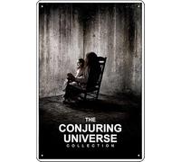 YRENBIYYONZ The Conjuring Universe Targa Poster Metallo Metallo Targa 20,3 x 30,5 cm Vintage Retro Decorazione da Parete