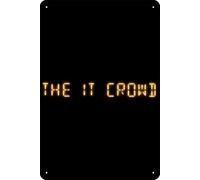 YRENBIYYONZ The IT Crowd (2007) Show Placca Poster Metallo Targa Targa Metallo 20,3 cm x 30,5 cm Decorazione da Parete Vintage Retro