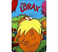 YRENBIYYONZ The Lorax (1972) Targa in metallo con scritta in lingua inglese "The Lorax (1972), decorazione da parete, stile vintage retrò, 20,3 x 30,5 cm