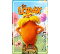 YRENBIYYONZ The Lorax (2012) Targa in metallo con scritta in lingua inglese "The Lorax (2012), decorazione da parete, stile vintage retrò, 20,3 x 30,5 cm