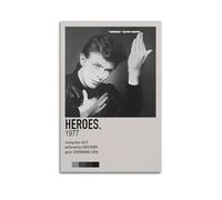 YRGGYRC Poster artistico da parete con David Bowie, decorazione artistica da parete su tela, stile vintage, per soggiorno, camera da letto, 20 x 30 cm, senza cornice