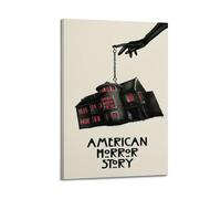 YRGGYRC Poster artistico da parete con storia dell'orrore americano, stampa artistica da parete su tela, poster decorativo vintage, per soggiorno e camera da letto, 20 x 30 cm, con cornice