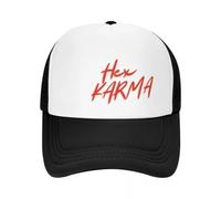 YRGSJK Cappello da Baseball in Rete Classica Hex Karma per Uomini Cappello da Sole Pallina per Ragazze Regali da Uomo per Campeggio all'aperto Escursioni