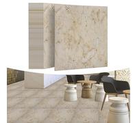 YRHome 27 rivestimenti per pavimenti in PVC, autoadesivi, 2,51 m², in vinile, 30 x 30 cm, in laminato, impermeabile, antiscivolo, in PVC, effetto piastrelle, rovere naturale