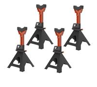 YRHome Cavalletto di sostegno regolabile in altezza 28 - 42 cm, supporto in ghisa, portata massima 3T, per la manutenzione e la riparazione di auto, furgoni e camper, 4 pezzi