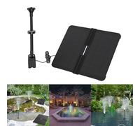 YRHome Fontana solare fai da te, 20 W, pompa solare, pompa per laghetto, giardino, pompa per acqua, pannello solare, con supporto regolabile, stile fontana, gioco d'acqua per stagno, giardino, piscina