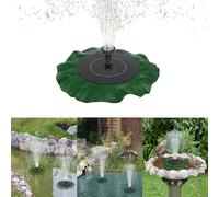 YRHome Fontana solare Lotus da 1,4 W, pompa solare per laghetto, pompa dell'acqua da giardino, pannello solare galleggiante, fontana, pompa per il bagno degli uccelli, giardino, contenitore per pesce