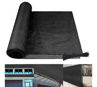 YRHome HDPE, per Recinzione, 120 cm, Rete ombreggiante 150 g/m², Protezione Solare dal Vento, in Tessuto con Fascetta per recinzioni, balconi(1,2 x 10 m, Antracite)
