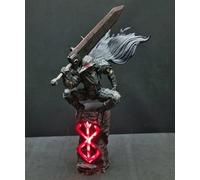 YRHTMYLE Action Figure Anime, 17 CM Figura di Guts Berserk, S.H. FIGUARTS Berserk: Guts The Black Swordman corvo in resina, spada berserk, da collezione, regalo per casa, decorazione da tavolo