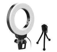 YRing48 4 pollici 48 LED Videocamera per laptop Videoconferenza Luce di riempime