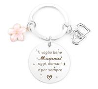 Yritioa Regalo Mamma,Regalo Festa Della Mamma,Regalo Mamma Compleanno,Regali Sotto I 10 Euro,Regalo Natale Donna,Regalo Mamma Natale,Regalo Suocera Natale,Regali Natale Genitori,Portachiavi Mamma