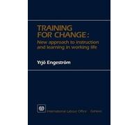 Yrjo Engestrom Training for Change (Tascabile)