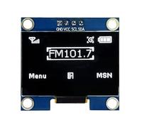 YROHGKPN 1 Schermo LCD da 3 pollici con 4 pin GND interfacce SPI I2C Comunicazione per progetti elettronici Modulo di visualizzazione bicolore bianco/blu