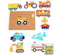 YROHGKPN 10, 83 x 9, 45, 57 pollici martello chiodo gioco puzzle accessori da tavolo portatile per interni giocattolo da tavolo creativo regalo per bambini giocattolo precoce Tap giochi