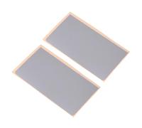 YROHGKPN 2 pellicole protettive argentate per touchpad, facili da applicare, migliorano l'aspetto del dispositivo, uso professionale, adesivi per il restauro del touchpad del computer portatile