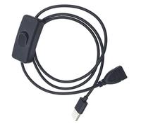 YROHGKPN 3 adattatori USB da viaggio con commutatore, 2 A, isolati rapidamente per lampade/dispositivi, cavo di alimentazione USB commutabile da 3,3 piedi