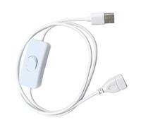 YROHGKPN 3 adattatori USB da viaggio con commutatore, 2 A, isolati rapidamente per lampade/dispositivi, cavo di alimentazione USB commutabile da 3,3 piedi