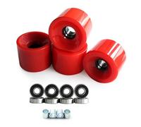 YROHGKPN 4 pezzi 78A con cuscinetto pattini a rotelle, skateboard, ruote morbide Cruiser per migliori prestazioni, pattini a rotelle