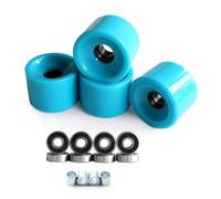 YROHGKPN 4 pezzi 78A con cuscinetto pattini a rotelle, skateboard, ruote morbide Cruiser per migliori prestazioni, pattini a rotelle